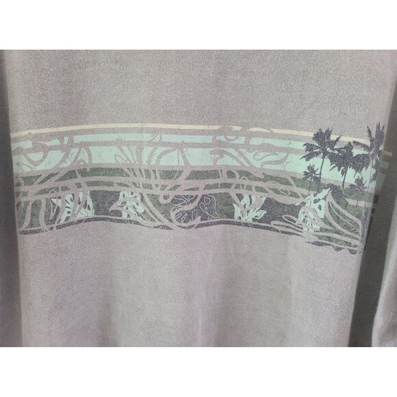 CRAZY SHIRTS HAWAII Mens Long Sleeve Grey T-Shirt - Picture 8 of 10